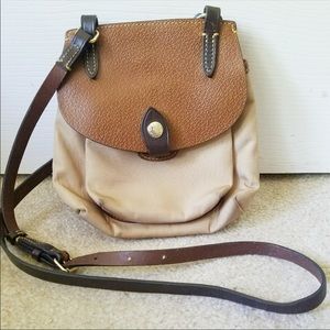 Authentic Dooney & Bourke nylon and leather bag